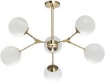 Потолочная люстра на штанге DeMarkt Оливия 306014006 (220V, шарики)