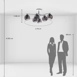 Потолочная люстра на штанге De City Вита 220013906 (шарики)