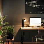 Интерьерная настольная лампа Eurosvet Premier 80425/1 черный (регулировка яркости, LED, 220V, диммер, выключатель)