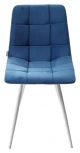 Стул UNO 25 СИНИЙ #29, велюр / БЕЛЫЙ