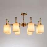 Потолочная люстра на штанге Arte Lamp Waverley A4102PL-8PB (220V)