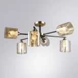Потолочная люстра на штанге Arte Lamp Merci A4185PL-6BK (220V)