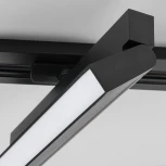 Трековый светильник для однофазного шинопровода черный Вт Elektrostandard Arda 85016/01 (LED, 220V)