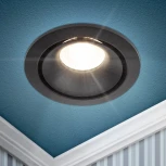 Встраиваемый точечный светильник ЭРА KL100 BK (12V, круглые)