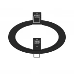 Рамка для одного встраиваемого светильника Lightstar Intero, круг, черный