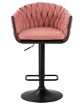 Стул барный LEON (розовая ткань (LAR 275-10))