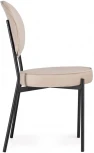 Стул Woodville на металлокаркасе Ройс бежевый / черный 528452