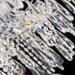 Потолочная люстра каскадная на штанге Citilux Селена CL302160 (220V, хрусталь)