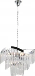 Подвесная люстра хрустальная Moderli Wave V10773-8P (220V, на цепи)