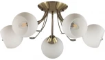 Люстра потолочная Tula 5265/5C античная латунь E14 5*40W