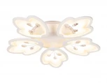 Потолочная люстра Ambrella Acrylica FA510 (регулировка яркости, LED, 220V, пульт управления, цветы)