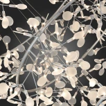 Подвесная люстра ST Luce Rafina SL379.103.486 (LED, 220V, на тросе, лепестки, кольцо)