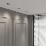 Встраиваемый светильник Elektrostandard Hide 25008/01 GU10 чёрный (220V, круглые)