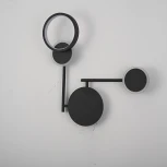 Настенный светильник Wi-Fi Zingy C Black ImperiumLoft Zingy01 (LED, 220V, пульт управления)