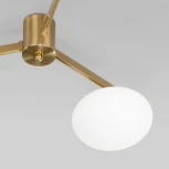 Потолочная люстра Eurosvet Opaline 70220/3 латунь (шар)