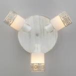 Спот Eurosvet 20025-20026 20026/3 белый с золотом (220V, круглые)