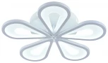Потолочная люстра Escada 10206/5LED White (ночной режим, 220V, пульт управления, цветы)