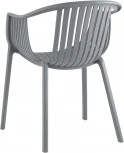 Стул с подлокотниками Stool Group Kolstad пластик серый УТ000037037