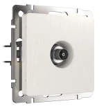 ТВ-розетка оконечная (перламутровый рифленый) Werkel W1183013 (a051171)