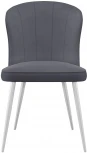 Стул 209 B28 ANTRACITE, ножки белые Dikline 00-00060791