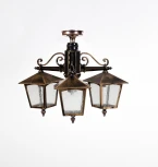 Потолочный светильник уличный Oasis Light PRAGA 15970A/3 Gb (220V, IP44)