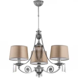 Потолочная люстра на штанге Kutek Monza MON-ZW-3(N/A) (220V, хрусталь Asfour)