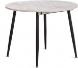 Стол VELETA ЛДСП/HPL/металл, 100 x 100+40 75 см, Агат серый/чёрный Tetchair 19739