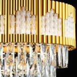 Подвесная люстра Reluce 02145-0.4-08 FGD (220V, хрусталь, на цепи)