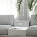 Выключатель одноклавишный с подсветкой (белый акрил) Werkel W1110141 (a063999)