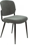 Стул для кухни Бюрократ KF-8 серый Alfa 44 металл черный на ножках (KF-8/FABRIC/GREY)