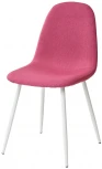 Обеденный стул M-City CASSIOPEIA G064-23 фуксия, ткань/ белый каркас