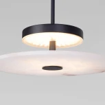 Подвесной светильник черный Eurosvet Thasos 40342 LED (220V, на проводе, круглые)