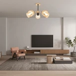 Потолочная люстра на штанге Arte Milano Napoli-329007 329007/5 GD.BK (220V)