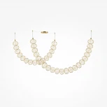 Подвесной светильник Maytoni Golden Cage MOD216PL-L55G3K (LED, 220V, на проводе, шарики)