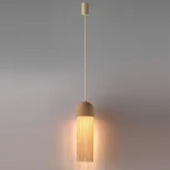 Подвесной светильник Odeon Light Cork 7073/1 бежевый/пробка/нити/металл IP20 LED GU10 5W 220-240V CORK (на проводе)