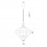 Подвесная люстра Divinare Cono 2015/19 SP-3