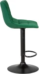 Стул барный DOBRIN TAILOR BLACK (зеленый велюр (MJ9-88)) 5017_BlackBase-LM BLACK, цвет сиденья зеленый (MJ9-88), основания черный