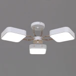 Потолочная люстра на штанге светодиодная Reluce 03362-0.3-03 WH+FGD