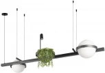 Подвесной светильник Loft It Jardin 10121/D Dark grey (LED, 220V, на тросе, шарики, асимметрия)