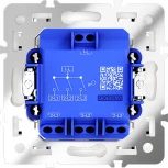 Выключатель трехклавишный (белый матовый) Voltum S70 VLS030102