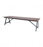 Стол интерьерный из HPL 300х100см, цвет столешницы дуб 4SIS Рио 644-300-100-4sis