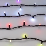 Светодиодная гирлянда ARD-STRING-PRO-10000-BLACK-100LED-MILK-LIVE RGB-DMX (24V, 10W) (IP65)