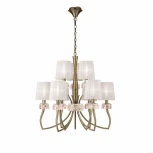 Подвесная большая люстра Mantra Loewe 4730 (220V, на цепи)