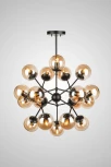 Потолочная люстра на штанге AM Group AM258 AM258-18 (220V, шар, молекулы)