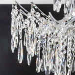 Потолочная люстра каскадная на штанге Citilux Селена CL302180 (220V, хрусталь)