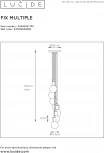 Подвесной светильник Lucide Fix Multiple 08408/07/30 (220V, на проводе, шарики)