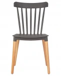 Стул обеденный THEO (ножки светлый бук, цвет темно-серый (GR-04))