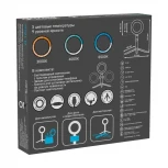 Офисная настольная лампа c питанием от USB Gauss Ring Light RL001 (LED, 220V, выключатель)