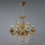 Подвесная люстра Ambiente by Brizzi Leon 2128/8 WP New Leaf (220V, на цепи, подсвечник, свеча)