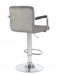 Стул барный KRUGER ARM (серый велюр (MJ9-75))